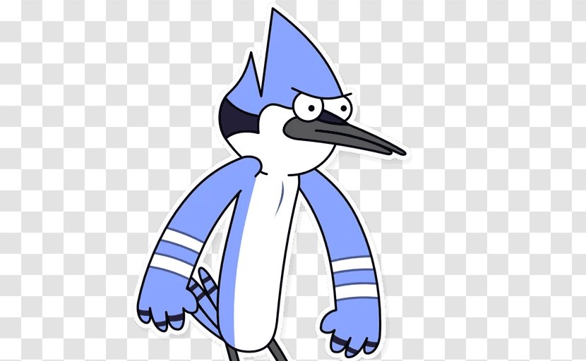 Mordecai Rigby Character - Wing - Beak Transparent PNG