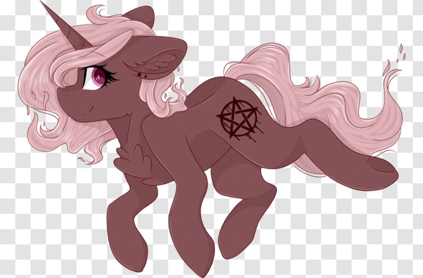 Horse Illustration Product Human Pink M - Fictional Character Transparent PNG
