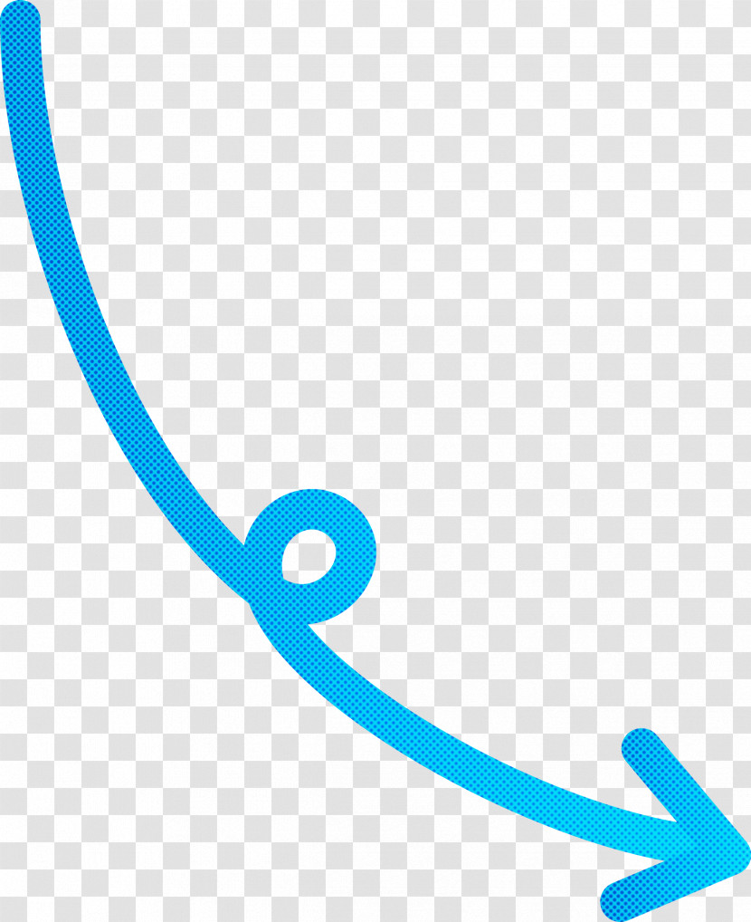 Curved Arrow Transparent PNG