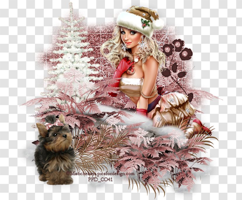 Dog Christmas Ornament Tree Fir Transparent PNG