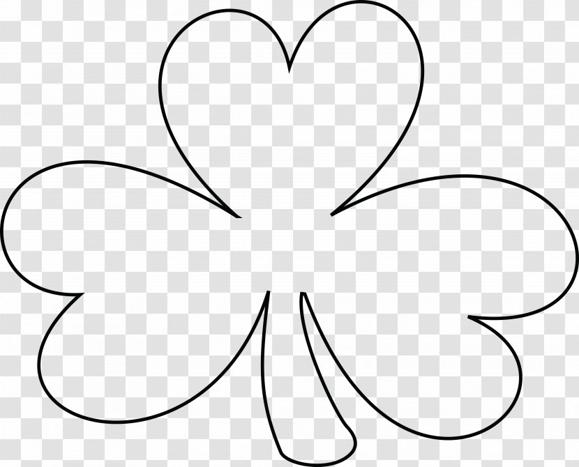 Shamrock Coloring Book Trinity Saint Patrick's Day Pattern - Watercolor - Clover Transparent PNG