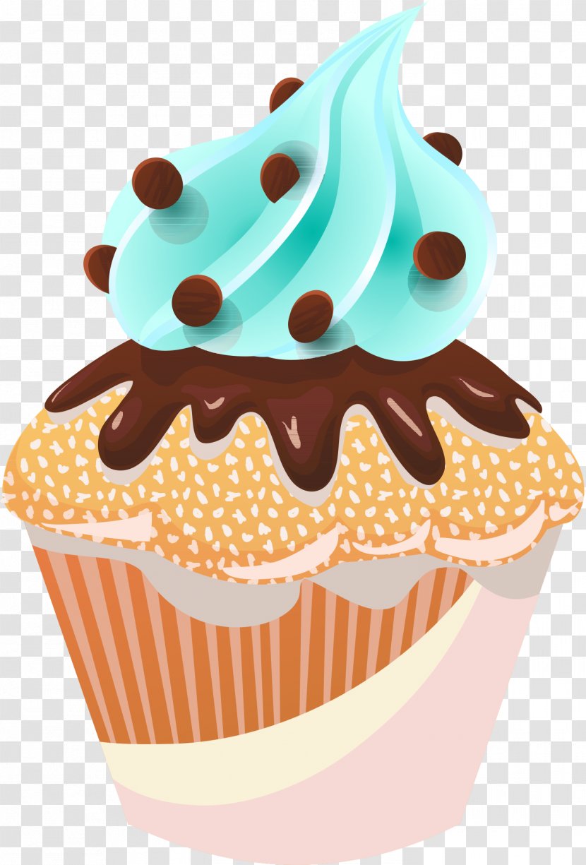 Cupcake Muffin Tart Bakery Frosting & Icing - Baking Cup - Cake Transparent PNG