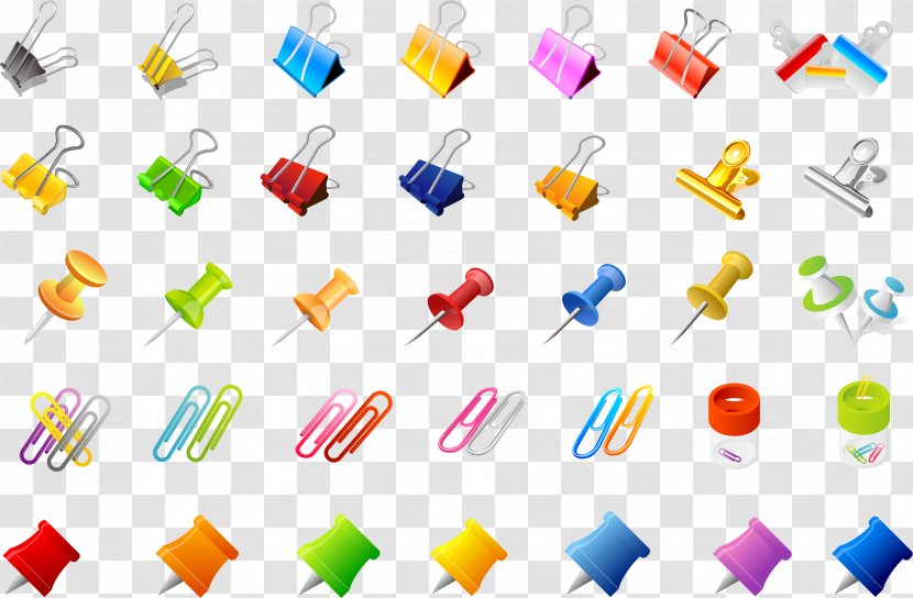 Sketchpad Vector - Paper Clip - Office Supplies Transparent PNG