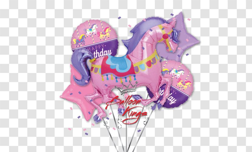 Balloon Pink M - CAROUSEL HORSE Transparent PNG