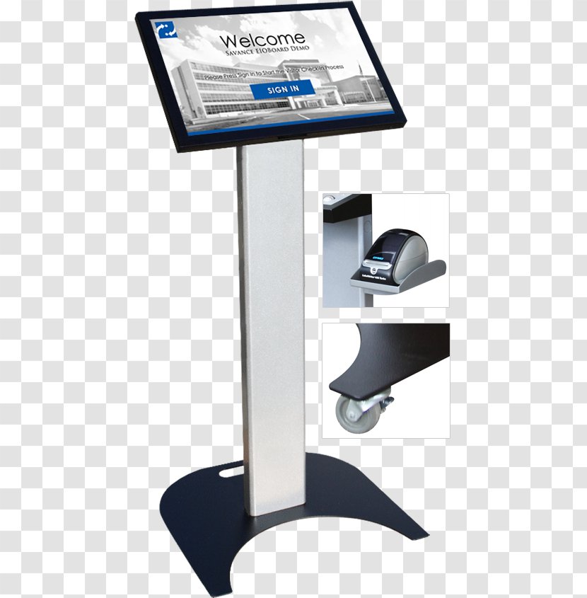 Interactive Kiosks Computer Label Printer Touchscreen Transparent PNG