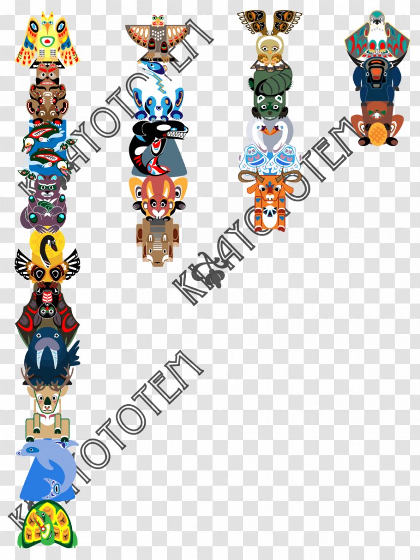 Art Clip - Totem Pole Transparent PNG