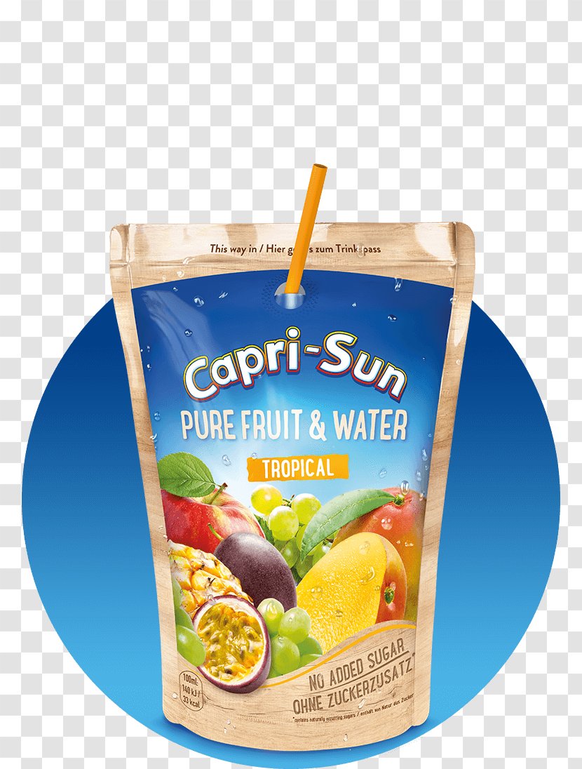 Juice Capri Sun Drink Capri-Sun Fruit Crush Tropical - Dish - Caprisun Banner Transparent PNG