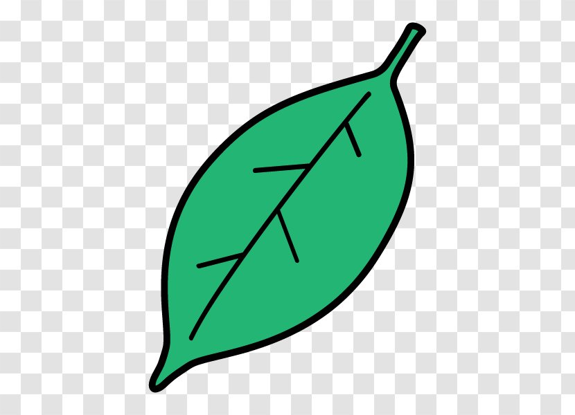 Clip Art Leaf Line - Artwork - Green Transparent PNG