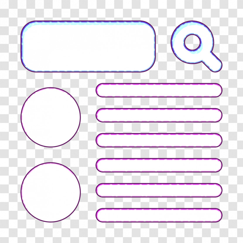 Ui Icon Wireframe Icon Transparent PNG