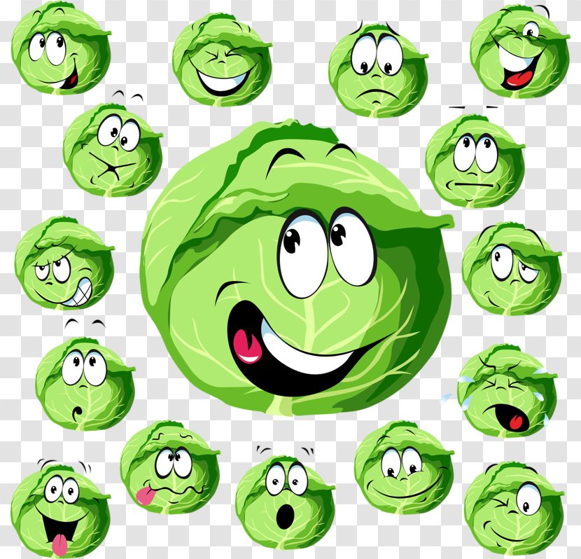 Cabbage Cartoon Royalty-free Illustration - Red - Green Transparent PNG