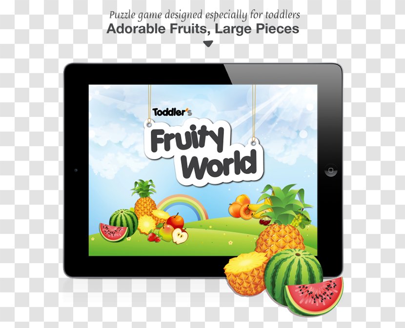 Toddler Fruity World Graphic Designer - Vegetarian Food - Eid Mubarak Typographic Transparent PNG