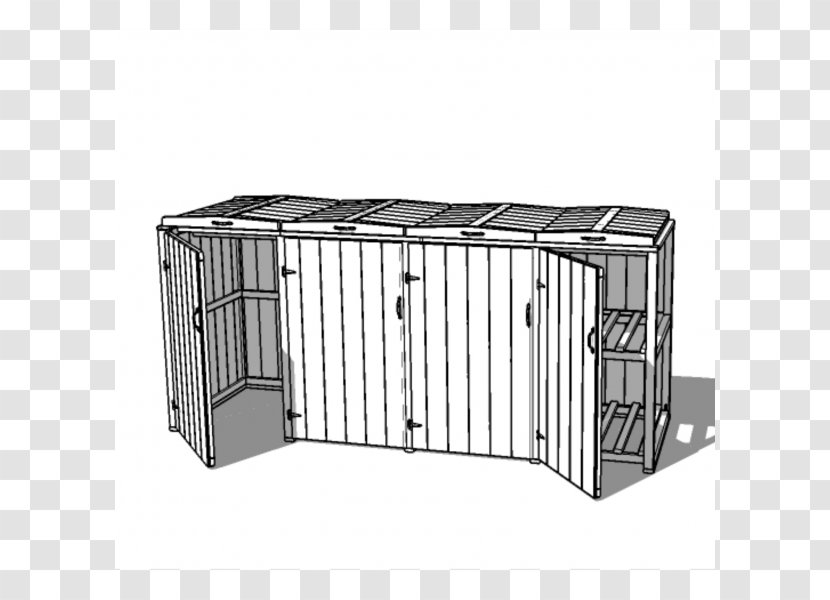 Rubbish Bins & Waste Paper Baskets Wheelie Bin Recycling Box - Shed Transparent PNG
