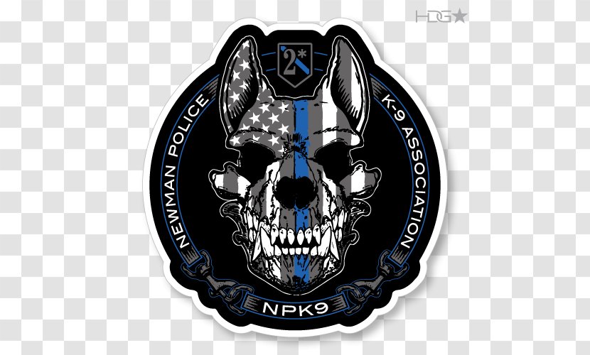 Malinois Dog Police Sticker Decal Thin Blue Line - Hardware Transparent PNG