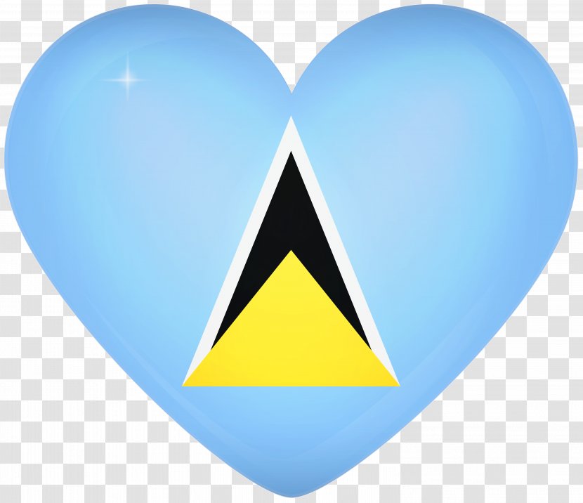 Flag Of Saint Lucia Clip Art - Sky Transparent PNG