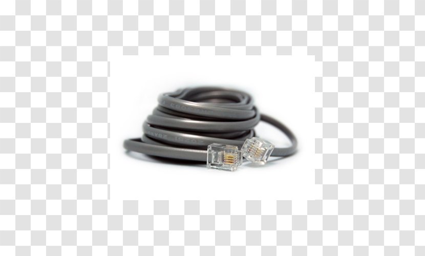 Coaxial Cable Network Cables Electrical Silver - Extension Cord Transparent PNG