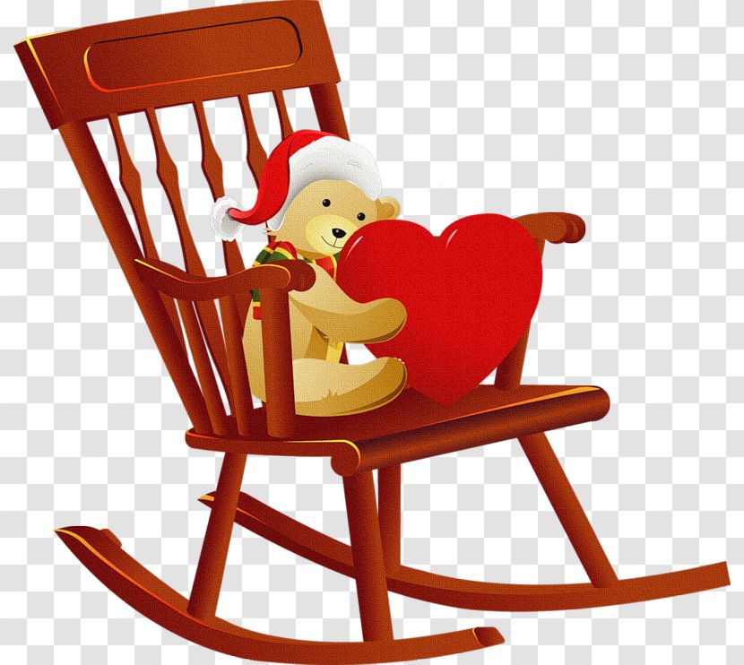 Wooden Table - Folding Chair - Rocking Transparent PNG