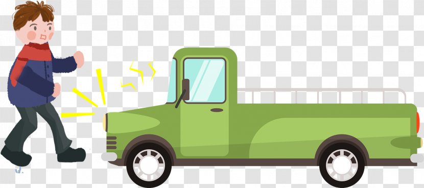 Traffic Light Cartoon - Commercial Vehicle - Rim Pickup Truck Transparent PNG