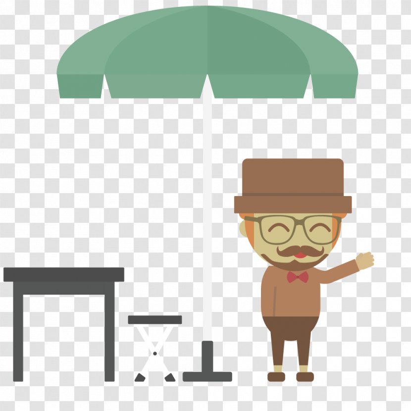 Coffee Espresso Cappuccino Latte Caffxe8 Americano - Cartoon - Old Man Standing Outdoors Transparent PNG