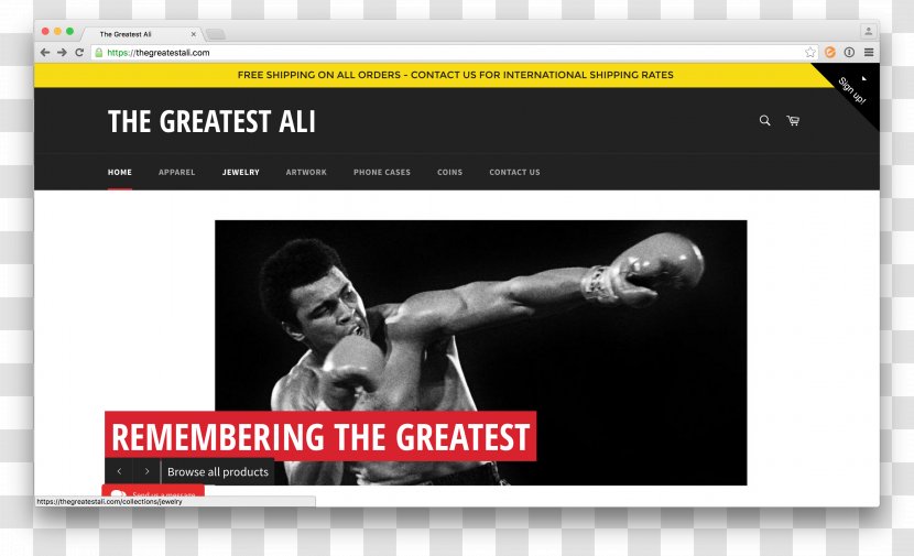 Display Advertising Brand Logo Font - Muhammad Ali Transparent PNG