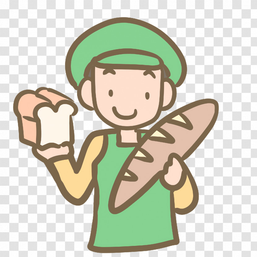 Cartoon Character Headgear Green Meter Transparent PNG