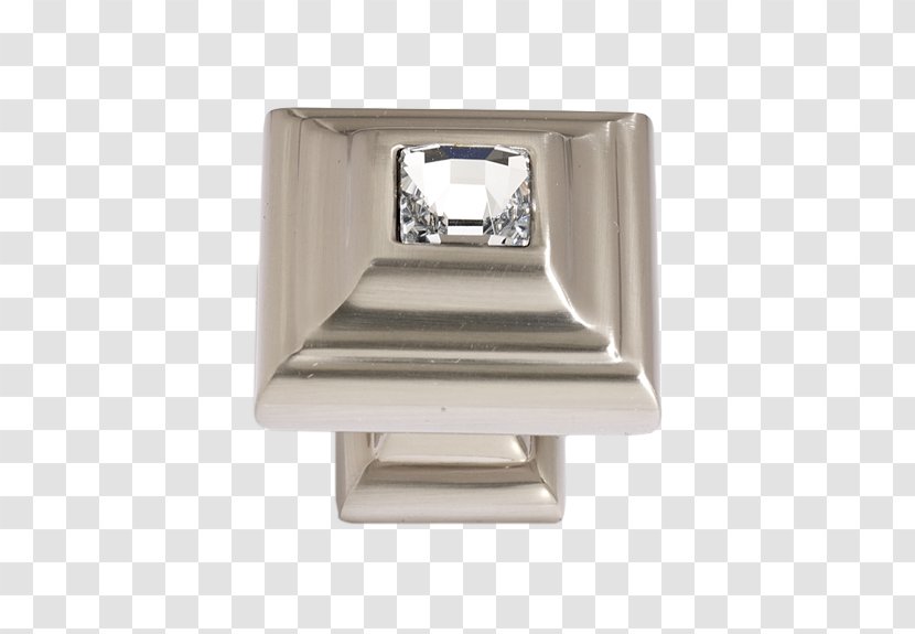 Crystal Drawer Pull Swarovski AG Nickel Square - Ag - Champagne Glass Products In Kind Transparent PNG