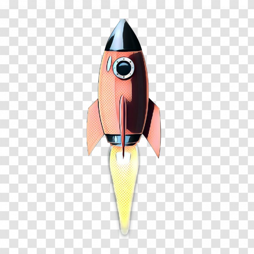 Cartoon Rocket - Vehicle - Office Supplies Transparent PNG