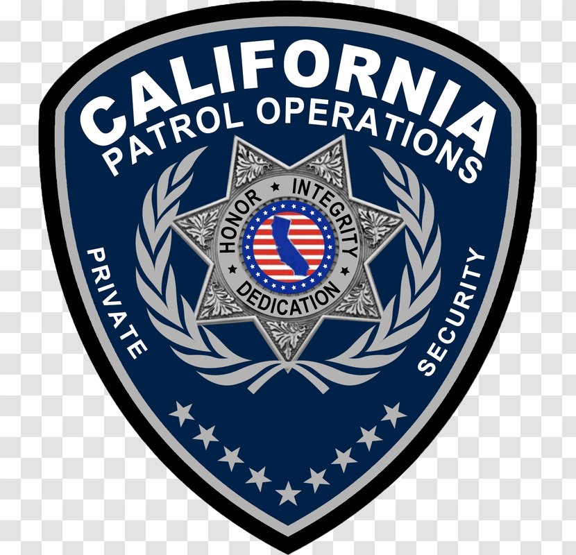Security Company Logo Emblem California Patrol Operations Guard - Officer Transparent PNG