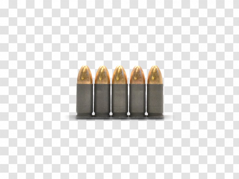 Ammunition 9×19mm Parabellum Full Metal Jacket Bullet Cartridge - Bullets Image Transparent PNG
