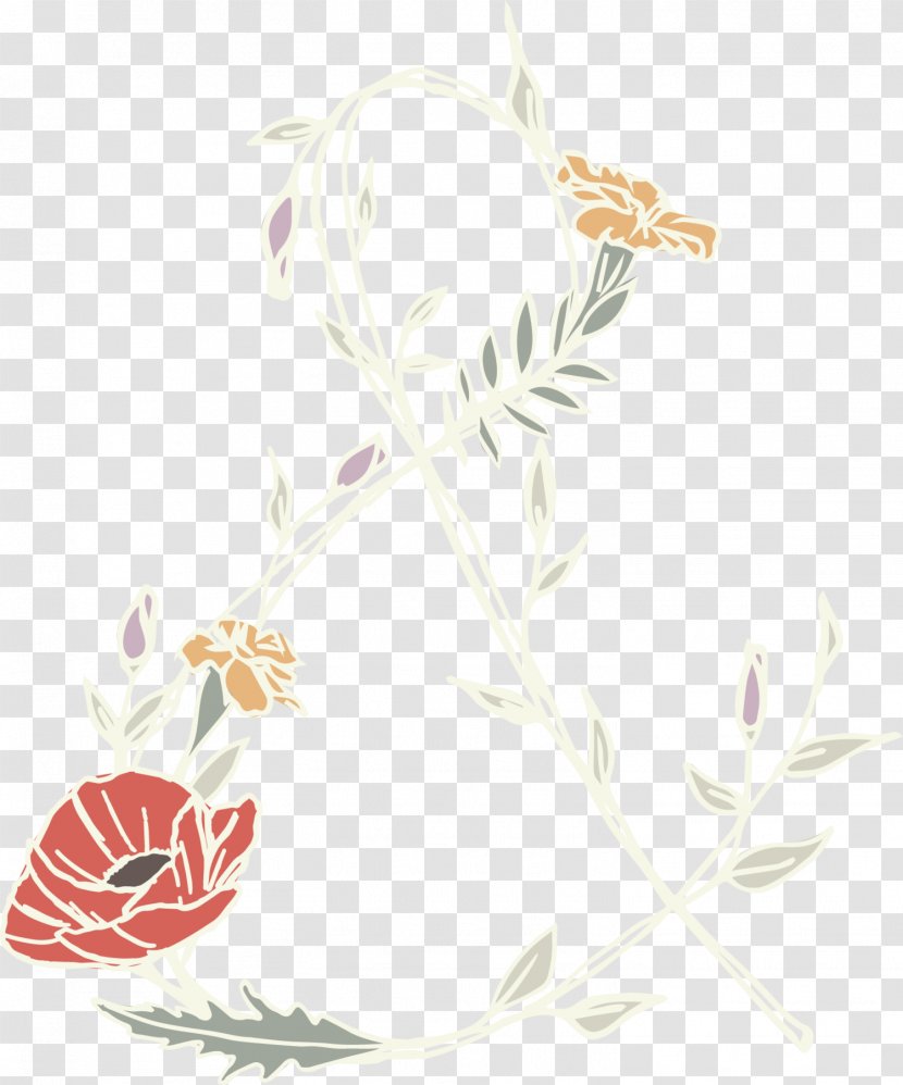 Floral Design Illustration Leaf Plant Stem - White - Marigold Seedlings Show July Transparent PNG