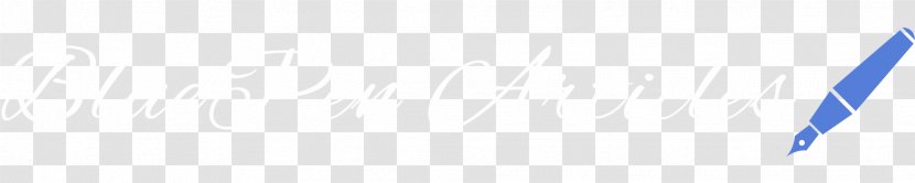Logo Brand Font - Blue - Pen Transparent PNG