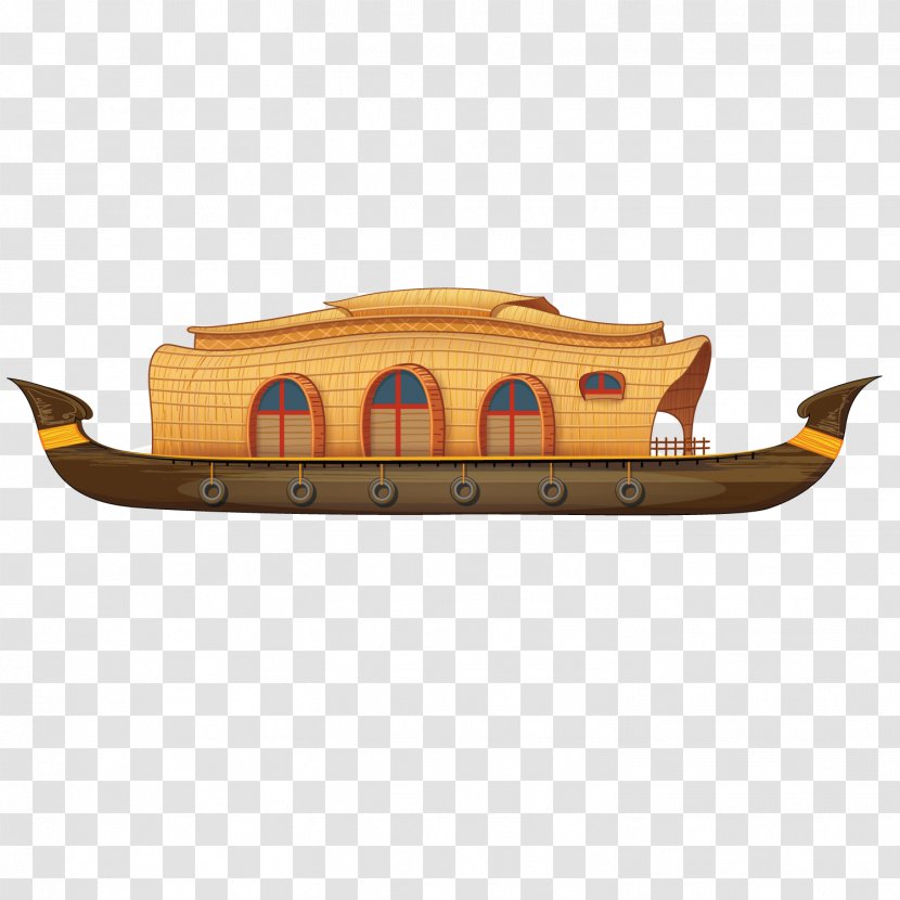 Cartoon Watercraft Boat Image - Comics - Acient Button Transparent PNG