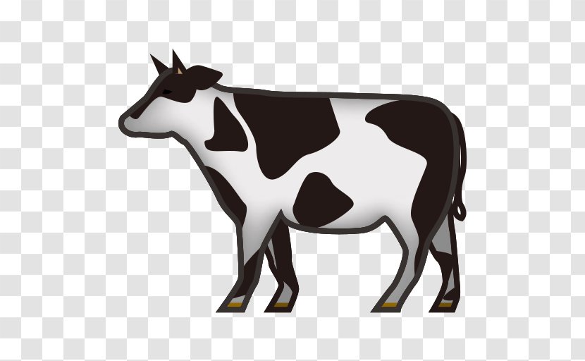 Holstein Friesian Cattle Emoji Horse Livestock Dairy - Cow Transparent PNG