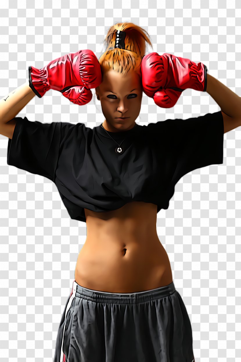 Boxing Glove - Abdomen - Striking Combat Sports Transparent PNG
