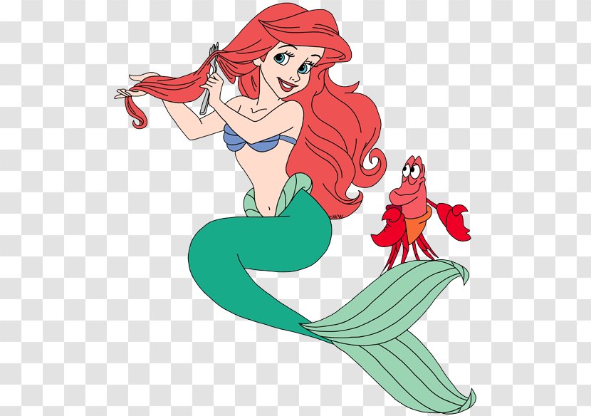 Ariel The Prince Mermaid Walt Disney Company - Frame - Sebastian Transparent PNG
