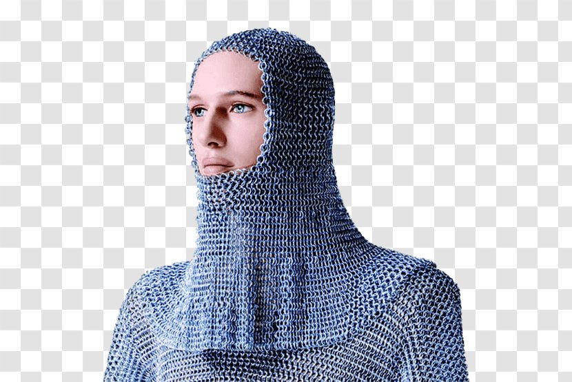 Mail Coif Knight Armour - Sleeve Transparent PNG