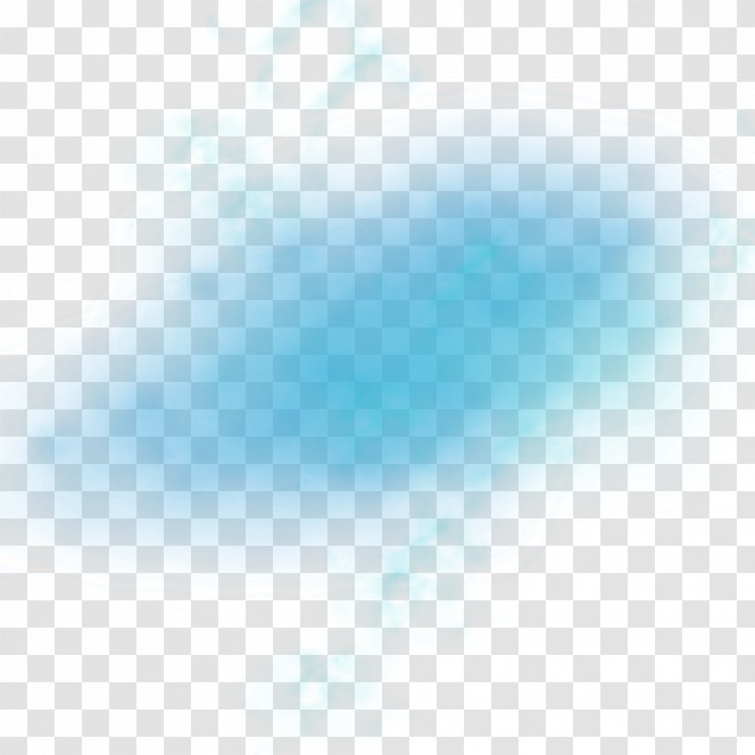 Blue Light Fog - Heart - Flower Transparent PNG