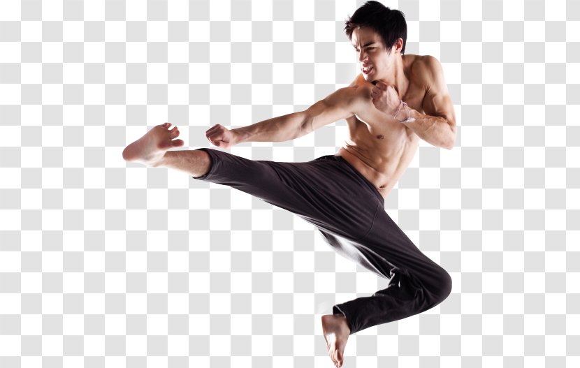 Front Kick Kickboxing Flying Exercise - Cartoon - Personal Training Transparent PNG