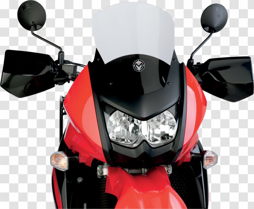 Kawasaki KLR650 Windshield Motorcycle Components Suzuki V-Strom 1000 - Glass Transparent PNG
