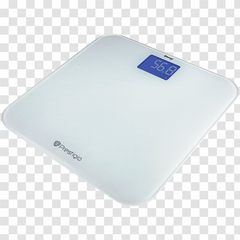 Measuring Scales Prestigio Smart Body Mass Scale PHCBFS Wireless Access Points Human Weight Electronics Accessory - Silhouette Transparent PNG