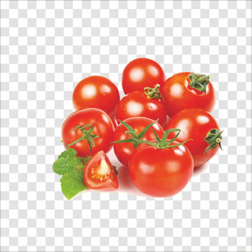 Plum Tomato Juice Cherry Bush Vegetable - Vegetarian Food - Fresh Transparent PNG