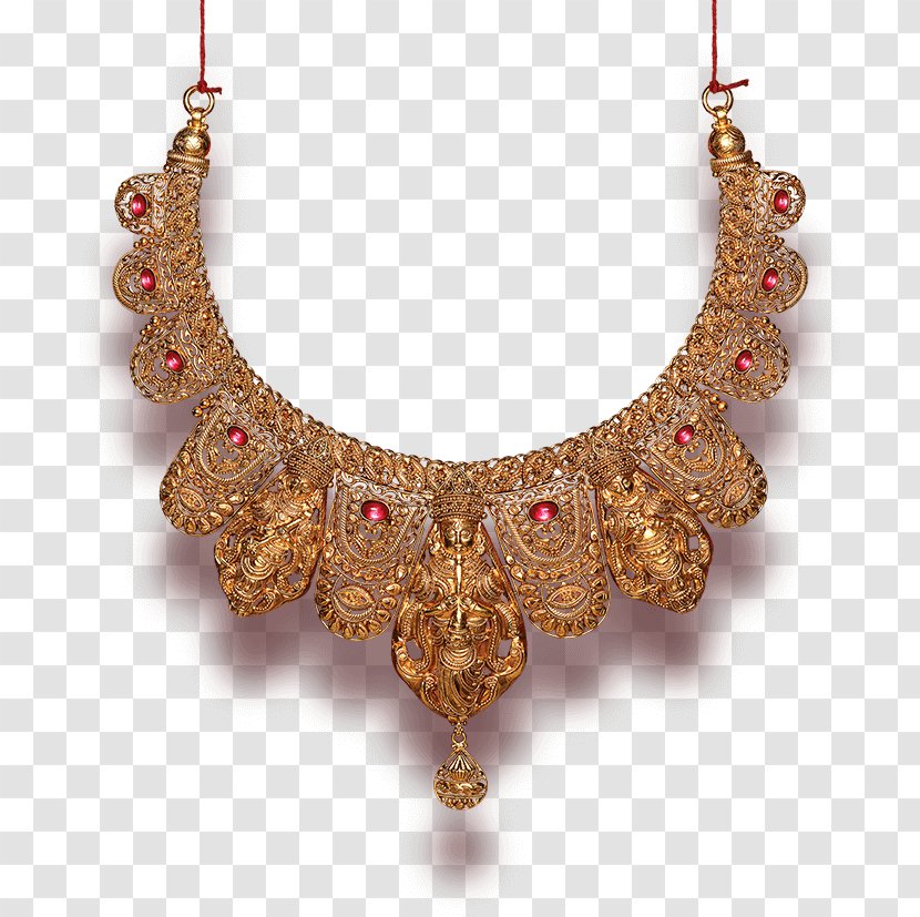 Necklace Gold Tanishq Jewellery Designer - Design Transparent PNG