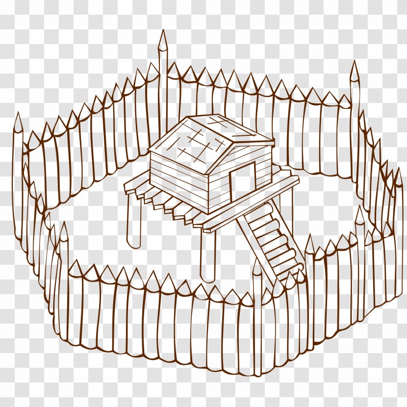 Fortification Clip Art - Furniture - Fort Log Cliparts Transparent PNG