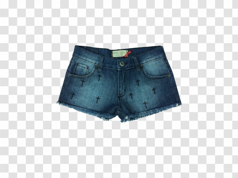 Jeans Denim T-shirt Shorts Pocket - Short Transparent PNG