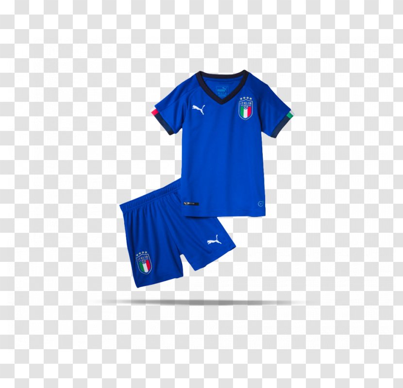 Italy National Football Team T-shirt Jersey Kit Puma - 2018 Transparent PNG
