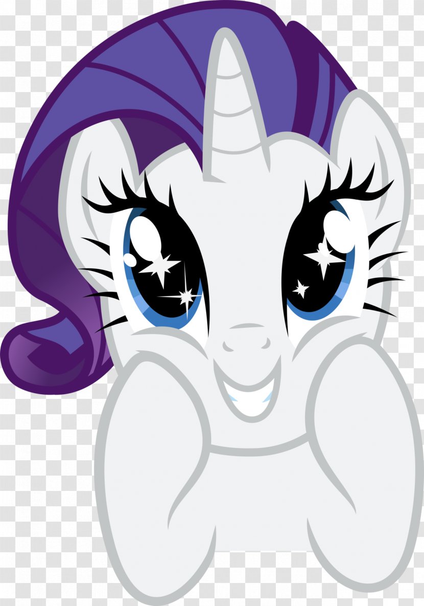Rarity Spike Pinkie Pie Twilight Sparkle Applejack - Heart - Unicorn Face Transparent PNG