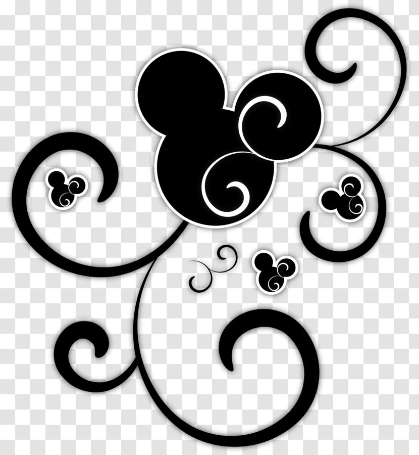 Mickey Mouse Minnie Tattoo The Walt Disney Company - Silhouette - Head Sillouitte Transparent PNG