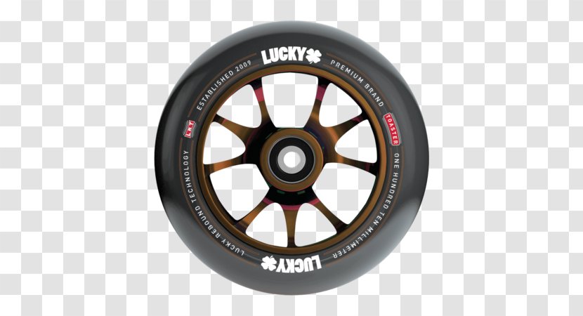 Kick Scooter Wheel Stuntscooter Freestyle Scootering - Skatepark - Lucky Transparent PNG