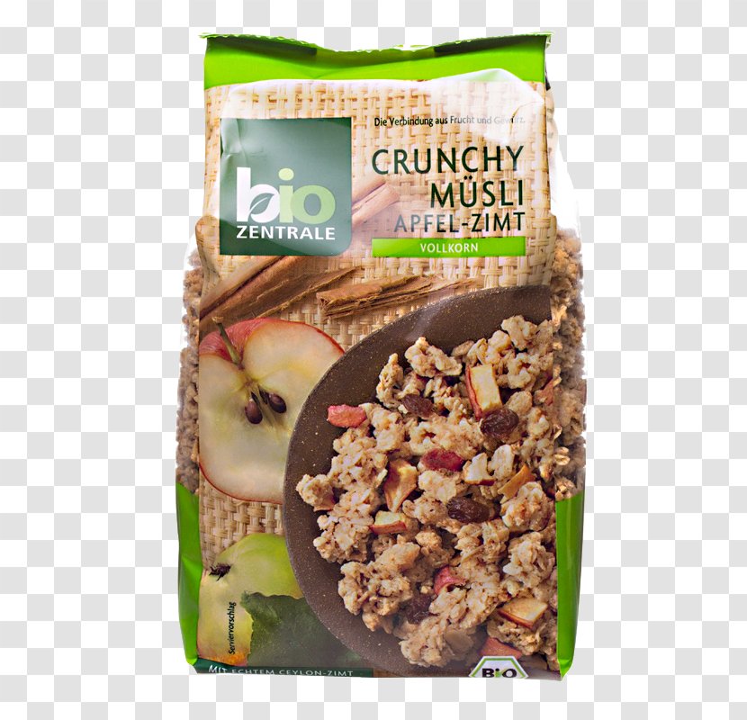 Muesli Organic Food Breakfast Oatmeal Cinnamon - Dish Transparent PNG