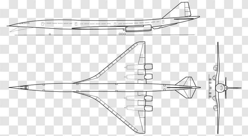 Boeing 2707 Supersonic Aircraft Airplane LAPCAT - Aviation Transparent PNG