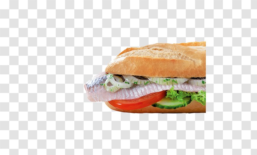 Ham And Cheese Sandwich Baguette Soused Herring Bocadillo Submarine - Salad - Fish Transparent PNG